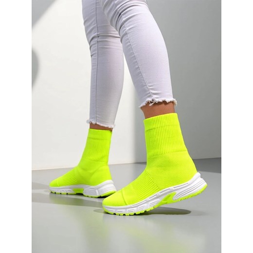 Royalfashion Sportowe wysokie sneakersy damskie Leriot ze sklepu royalfashion.pl w kategorii Buty sportowe damskie - zdjęcie 186343213