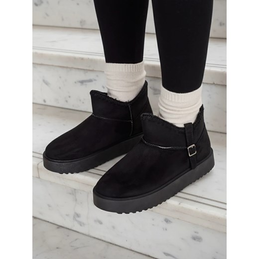 Royalfashion Krótkie buty a'la śniegowce damskie Ewioz ze sklepu royalfashion.pl w kategorii Śniegowce damskie - zdjęcie 186343283