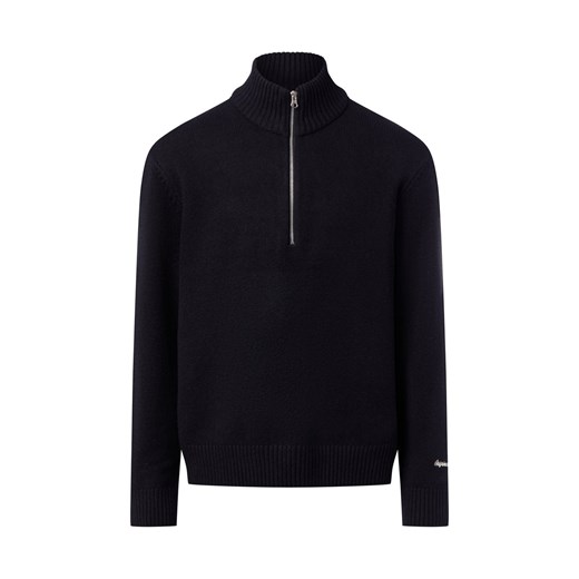 Jack & Jones Sweter damski z dzianiny - Jornorrebro Kobiety Bawełna czarny jednolity ze sklepu vangraaf w kategorii Swetry damskie - zdjęcie 186343354