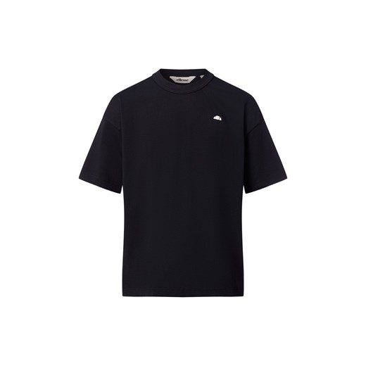 ellesse Koszulka męska - Salucha Mężczyźni Bawełna czarny jednolity ze sklepu vangraaf w kategorii T-shirty męskie - zdjęcie 186343374