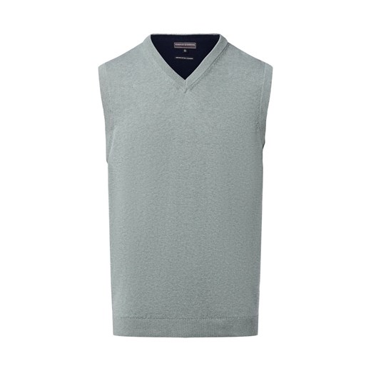 Finshley & Harding Sweter z zawartością kaszmiru Mężczyźni Bawełna trzcinowy marmurkowy ze sklepu vangraaf w kategorii Kamizelki męskie - zdjęcie 186343381