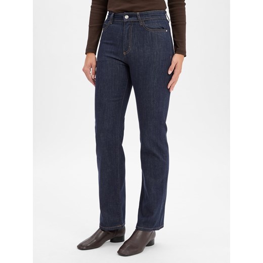 BOSS Dżinsy - Parkway Slim Straight Kobiety rinsed jednolity ze sklepu vangraaf w kategorii Jeansy damskie - zdjęcie 186343402