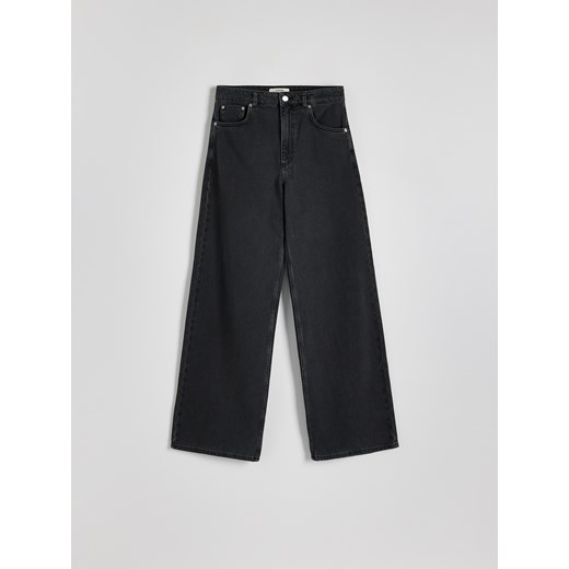 Reserved - Jeansy wide leg - szary Reserved 42 wyprzedaż Reserved