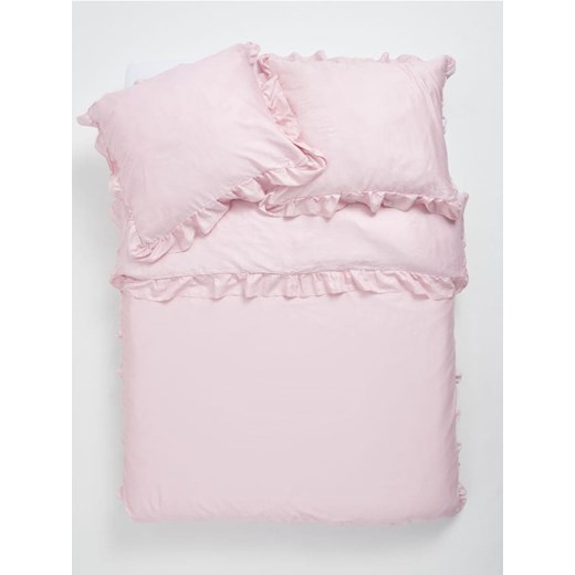 Sinsay - Komplet pościeli bawełnianej - różowy Sinsay One Size Sinsay