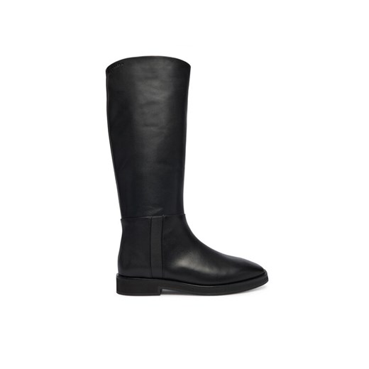 Calvin Klein Kozaki Formal Utk Boot Lth HW0HW02599 Czarny ze sklepu MODIVO w kategorii Kozaki damskie - zdjęcie 186345012