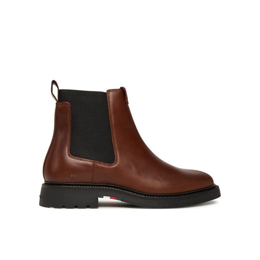 Tommy Hilfiger Sztyblety Comfort Lwt FM0FM05591 Brązowy ze sklepu MODIVO w kategorii Buty zimowe męskie - zdjęcie 186345072