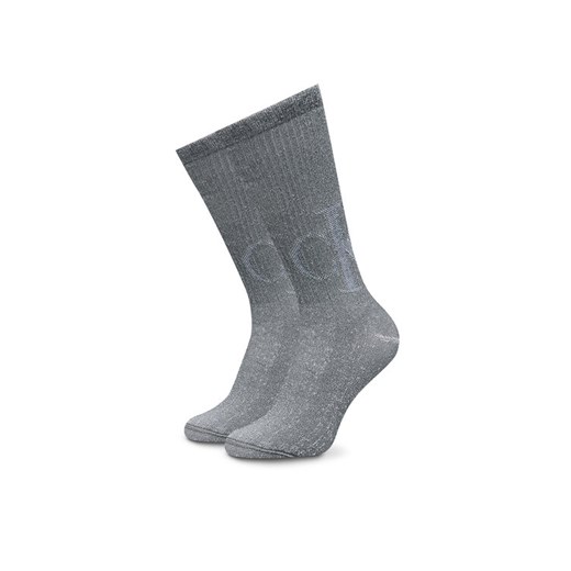 Calvin Klein Jeans Skarpety długie 701229794 Szary ze sklepu MODIVO w kategorii Skarpetki damskie - zdjęcie 186345080