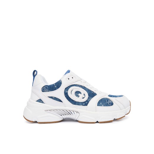 Guess Sneakersy FLFI2B ELE12 Biały ze sklepu MODIVO w kategorii Buty sportowe damskie - zdjęcie 186345100
