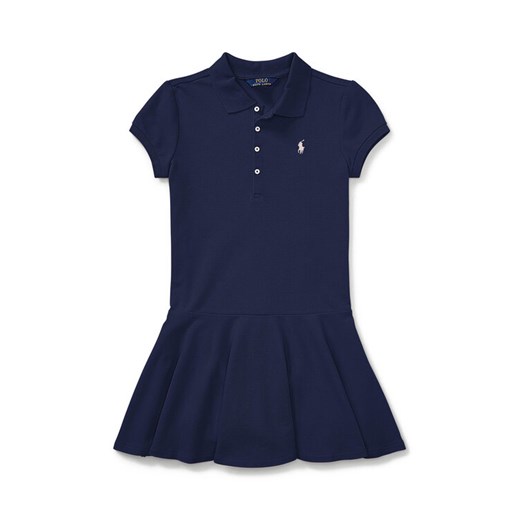 Polo Ralph Lauren Sukienka codzienna 313624740001 Granatowy Regular Fit ze sklepu MODIVO w kategorii Sukienki dziewczęce - zdjęcie 186345172
