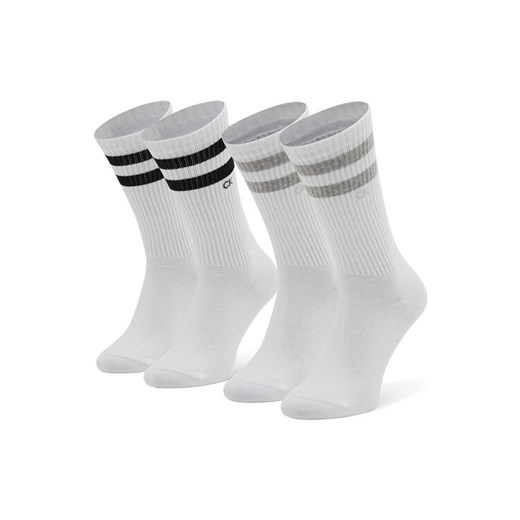 Calvin Klein Skarpety długie 701218711 Biały ze sklepu MODIVO w kategorii Skarpetki męskie - zdjęcie 186345223