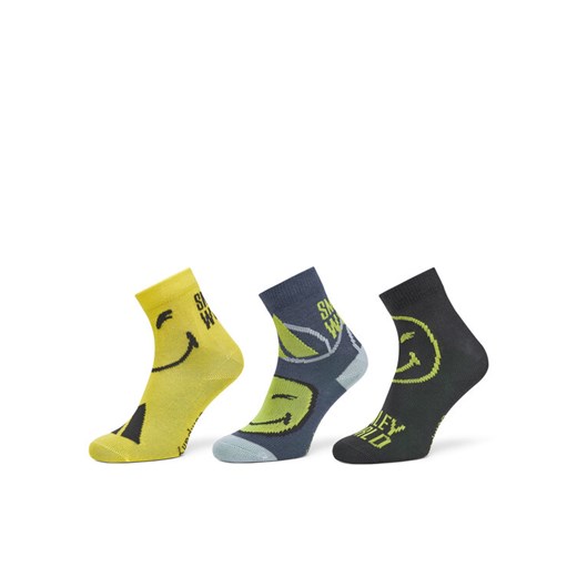 adidas Skarpety długie Smiley World JG5804 Kolorowy ze sklepu MODIVO w kategorii Skarpetki dziecięce - zdjęcie 186345260