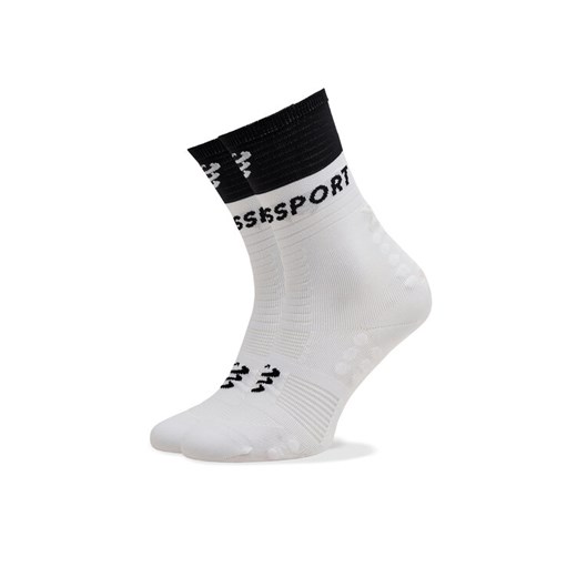 Compressport Skarpety długie Mid Compression V 2.0 SQTU3540002 Biały ze sklepu MODIVO w kategorii Skarpetki damskie - zdjęcie 186345304