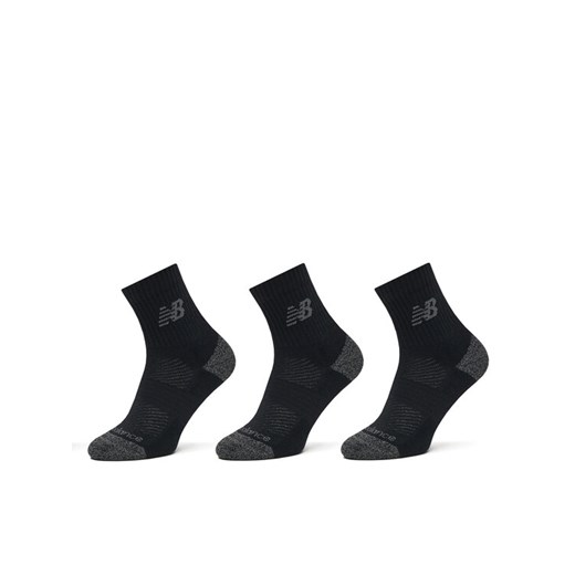 New Balance Skarpety długie Active Cushion Quarter Socks LAS35204BK Czarny ze sklepu MODIVO w kategorii Skarpetki damskie - zdjęcie 186345340