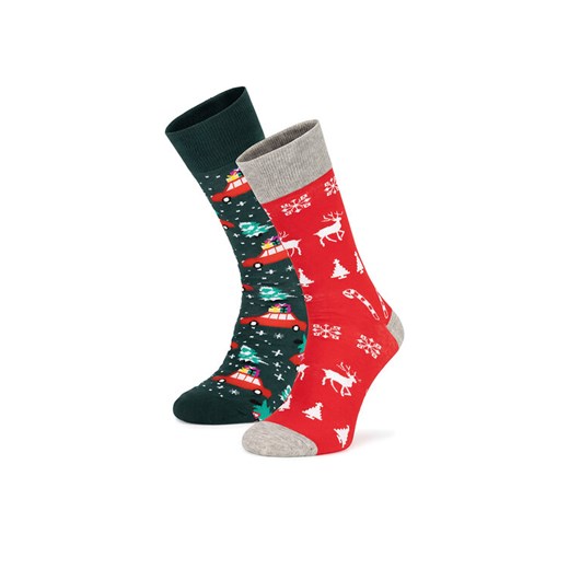 Lasocki Skarpety długie 2MB-004-AW24 (2-pack) Kolorowy ze sklepu MODIVO w kategorii Skarpetki damskie - zdjęcie 186345420