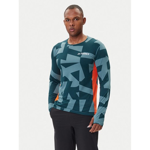 adidas Bielizna termoaktywna górna Multi Synthetic Base Layer JP2756 Zielony Regular Fit ze sklepu MODIVO w kategorii Bluzy męskie - zdjęcie 186345423