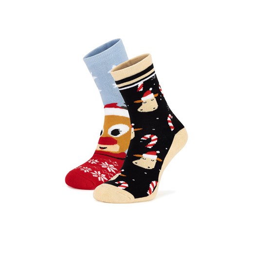 Jenny Fairy Skarpety długie 4WB-005-AW24 (2-pack) Kolorowy ze sklepu MODIVO w kategorii Skarpetki damskie - zdjęcie 186345442