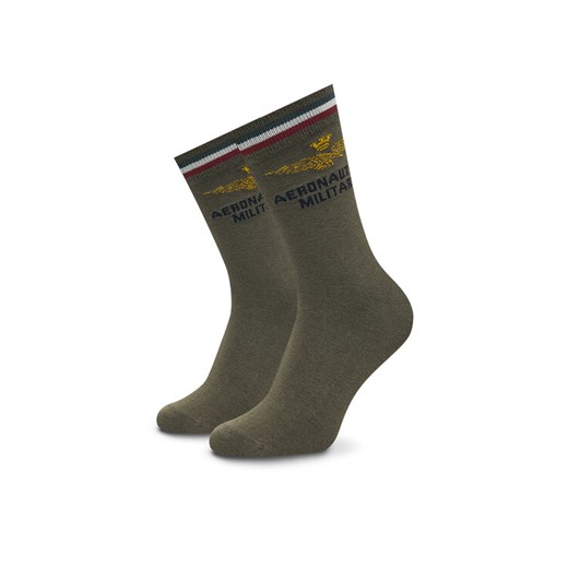 Aeronautica Militare Skarpety długie 252CZ0012UL00499 Zielony ze sklepu MODIVO w kategorii Skarpetki męskie - zdjęcie 186345472