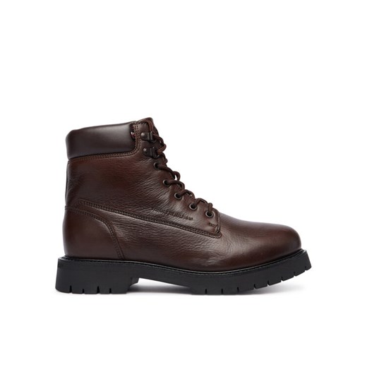 Tommy Hilfiger Trapery Flex Th Outdoor Rs FM0FM05600 Brązowy ze sklepu MODIVO w kategorii Buty zimowe męskie - zdjęcie 186345524