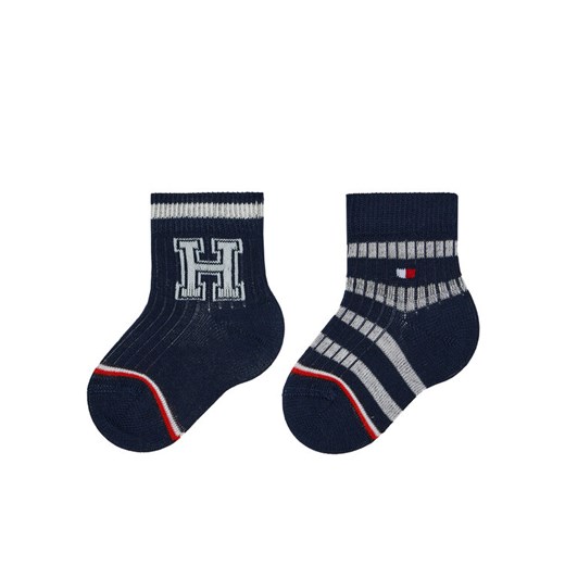 Tommy Hilfiger Skarpety długie 701224996 Granatowy Tommy Hilfiger 15_18 MODIVO