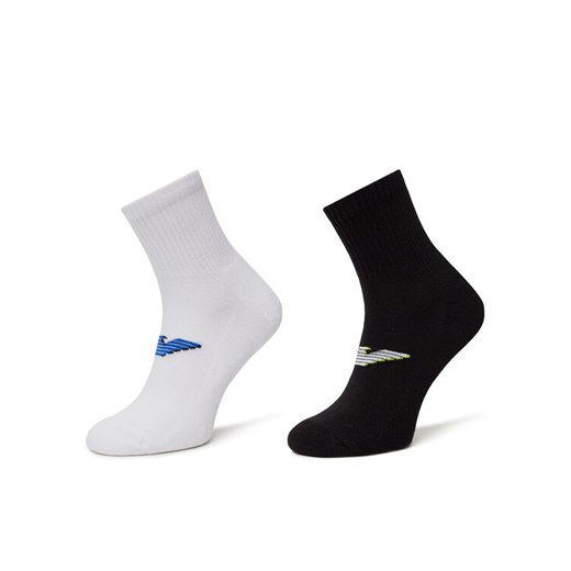 Emporio Armani Skarpety krótkie EM000540 AF12299 MC001 Czarny ze sklepu MODIVO w kategorii Skarpetki męskie - zdjęcie 186345653