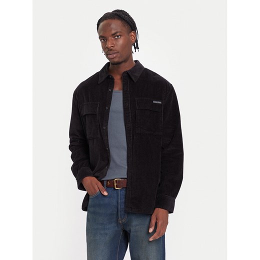 Calvin Klein Jeans Koszula LV04RD106G Czarny Relaxed Fit ze sklepu MODIVO w kategorii Koszule męskie - zdjęcie 186345660