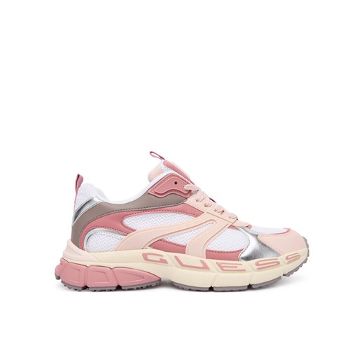 Guess Sneakersy FLFBVL ELE12 Różowy ze sklepu MODIVO w kategorii Buty sportowe damskie - zdjęcie 186345703