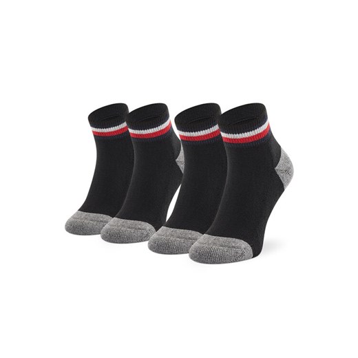 Tommy Hilfiger Skarpety długie 100001501 Czarny ze sklepu MODIVO w kategorii Skarpetki dziecięce - zdjęcie 186345801