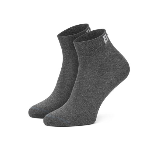 BOSS Skarpety długie 2P SH Logo CC 50502066 Szary ze sklepu MODIVO w kategorii Skarpetki damskie - zdjęcie 186345810