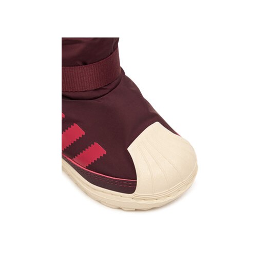 adidas Śniegowce Superstar 360 Boot JR5805 Bordowy 27 MODIVO