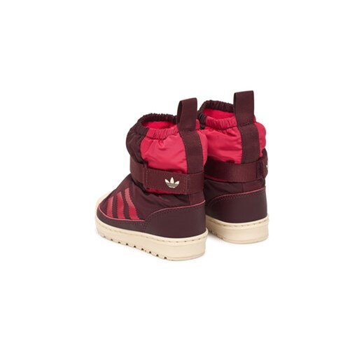 adidas Śniegowce Superstar 360 Boot JR5805 Bordowy 26_5 MODIVO