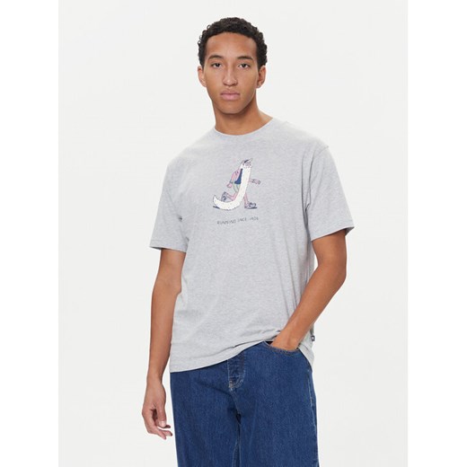 New Balance T-Shirt MT53941 Szary Regular Fit ze sklepu MODIVO w kategorii T-shirty męskie - zdjęcie 186349332
