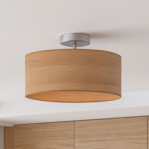 Fornirowa lampa sufitowa do sypialni w stylu skandynawskim WENECJA ECO fi - 30 cm - id: 5990 - marki Ciekot Partners Sp. Z O. O. - 186350131 Fornirowa lampa sufitowa do sypialni w stylu skandynawskim WENECJA ECO fi - 30 cm ze sklepu Lysne w kategorii Lampy sufitowe - zdjęcie 186350131