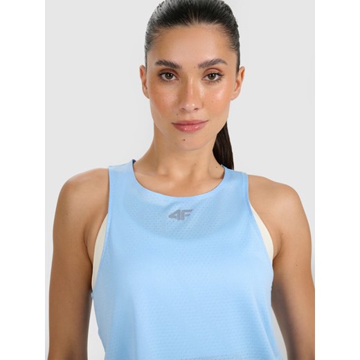 Damski top treningowy 4F 4FWAW25TFSLF572 - niebieski XS Sportstylestory.com