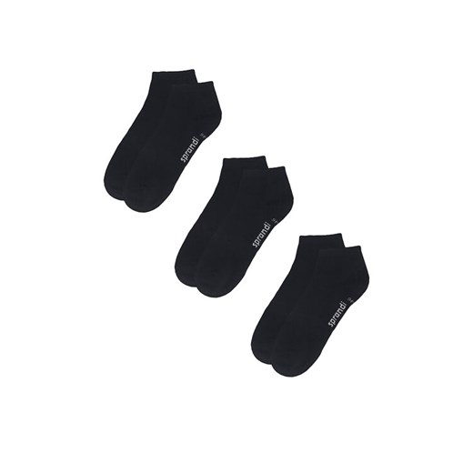 Skarpety krótkie Sprandi 0WB-001-AW23 (3-pack) Czarny ze sklepu eobuwie.pl w kategorii Skarpetki damskie - zdjęcie 186371582