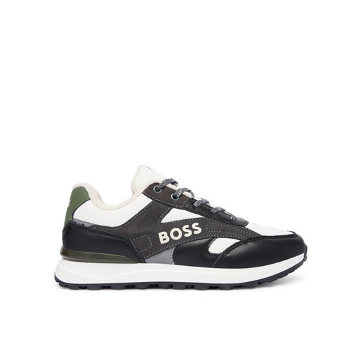 Sneakersy BOSS J52560 S Czarny ze sklepu eobuwie.pl w kategorii Buty sportowe dziecięce - zdjęcie 186371601