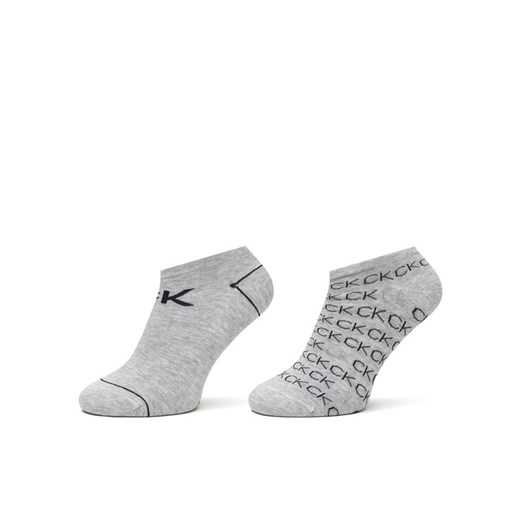 Stopki Calvin Klein 701218779 Szary ze sklepu eobuwie.pl w kategorii Skarpetki damskie - zdjęcie 186371684