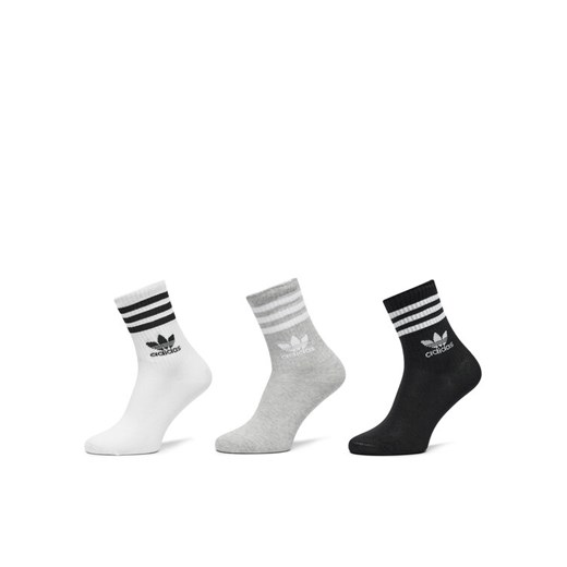 Skarpety długie adidas Mid Cut Crew IL5023 Kolorowy ze sklepu eobuwie.pl w kategorii Skarpetki męskie - zdjęcie 186371694
