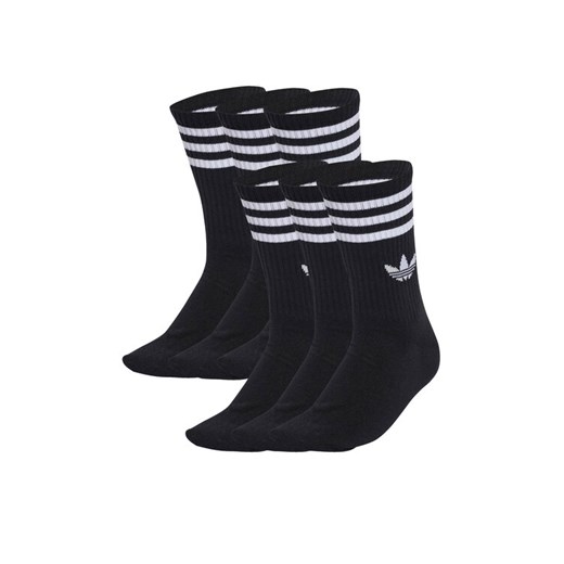 Skarpety długie adidas 3-Stripes JV7411 Czarny ze sklepu eobuwie.pl w kategorii Skarpetki męskie - zdjęcie 186371732