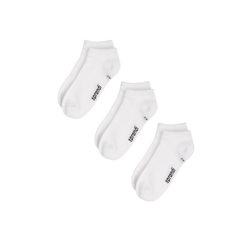 Skarpety krótkie Sprandi 0MB-003-AW23 (3-pack) Biały ze sklepu eobuwie.pl w kategorii Skarpetki damskie - zdjęcie 186371780