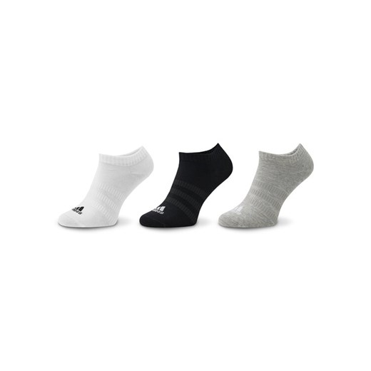 Stopki adidas Thin and Light Sportswear Low-Cut Socks 3 Pairs IC1337 Szary ze sklepu eobuwie.pl w kategorii Skarpetki męskie - zdjęcie 186371882