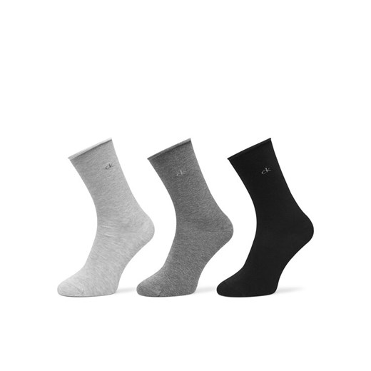 Skarpety długie Calvin Klein 701234368 Szary Calvin Klein 35_38 eobuwie.pl