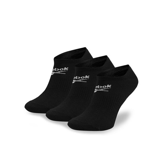 Skarpety krótkie Reebok R0353-SS24 (3-pack) Czarny ze sklepu eobuwie.pl w kategorii Skarpetki damskie - zdjęcie 186372112