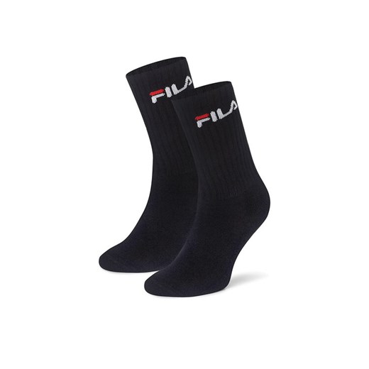 Skarpety długie Fila F4401-AW24 (2-pack) Czarny ze sklepu eobuwie.pl w kategorii Skarpetki męskie - zdjęcie 186372292