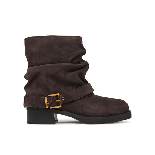Botki MICHAEL Michael Kors Colby 40F5COFE5S Brązowy ze sklepu eobuwie.pl w kategorii Botki - zdjęcie 186372352