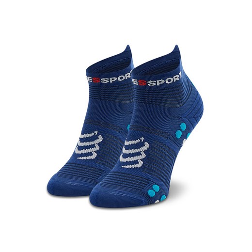 Skarpety długie Compressport Pro Racing Socks V4.0 Run Low XU00047B_533 Granatowy ze sklepu eobuwie.pl w kategorii Skarpetki męskie - zdjęcie 186372381