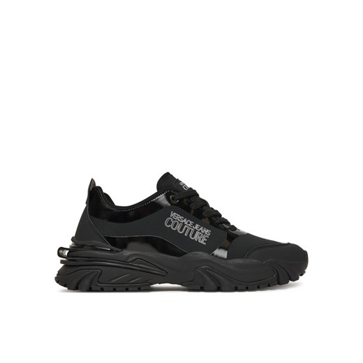Sneakersy Versace Jeans Couture 79YA3SIB ZSC91 Czarny ze sklepu eobuwie.pl w kategorii Buty sportowe męskie - zdjęcie 186372394