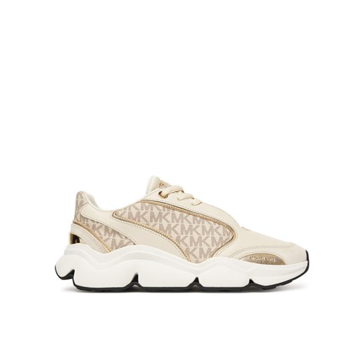 Sneakersy MICHAEL Michael Kors Renny 43F5RNFS1S Beżowy ze sklepu eobuwie.pl w kategorii Buty sportowe damskie - zdjęcie 186372432