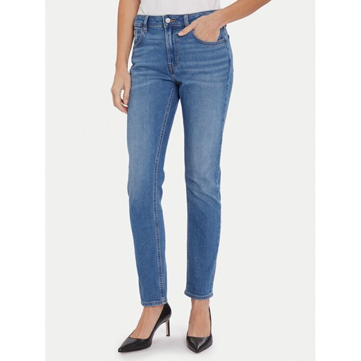 Calvin Klein Jeans Jeansy LV047C779G Niebieski Slim Fit ze sklepu MODIVO w kategorii Jeansy damskie - zdjęcie 186375404
