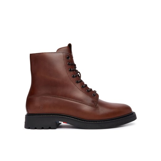 Tommy Hilfiger Kozaki Comfort Lwt FM0FM05593 Brązowy ze sklepu MODIVO w kategorii Buty zimowe męskie - zdjęcie 186375532