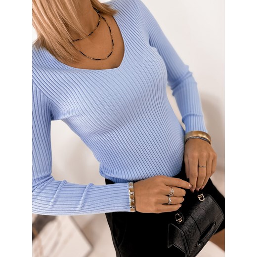 sweter perla błękitny one size ONE SIZE UBRA